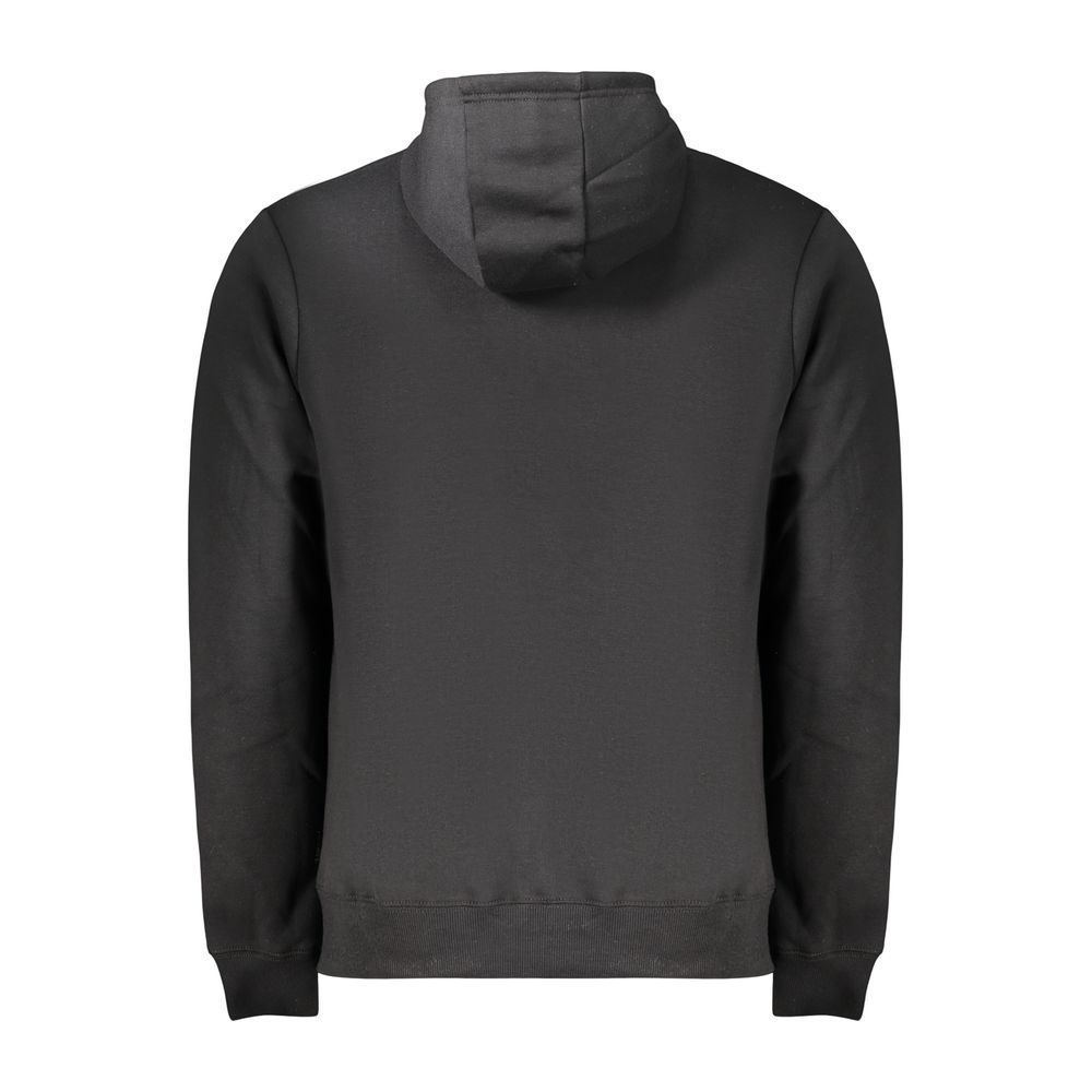 Black Cotton Men's Sweatshirt