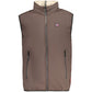 Brown Polyester Men's Vest