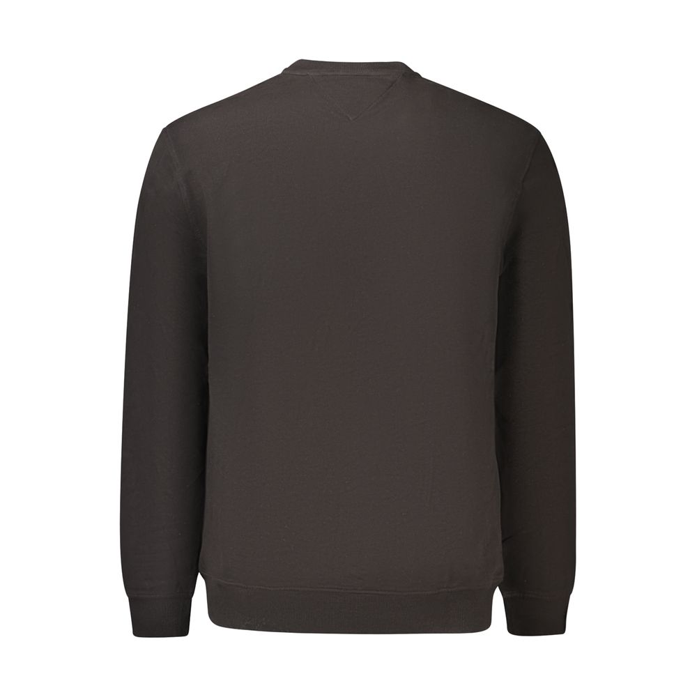 Black Cotton Men's Sweatshirt