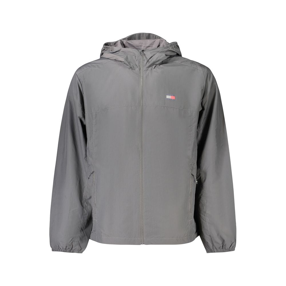 Gray Polyamide Men's Jacket