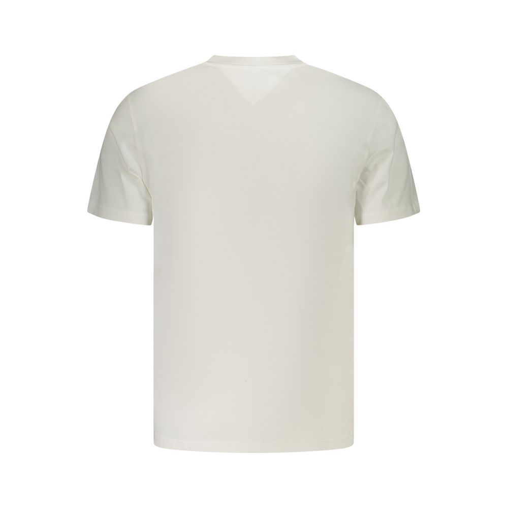 White Cotton Men's T-Shirt