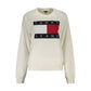 White Cotton Women's Sweatshirt