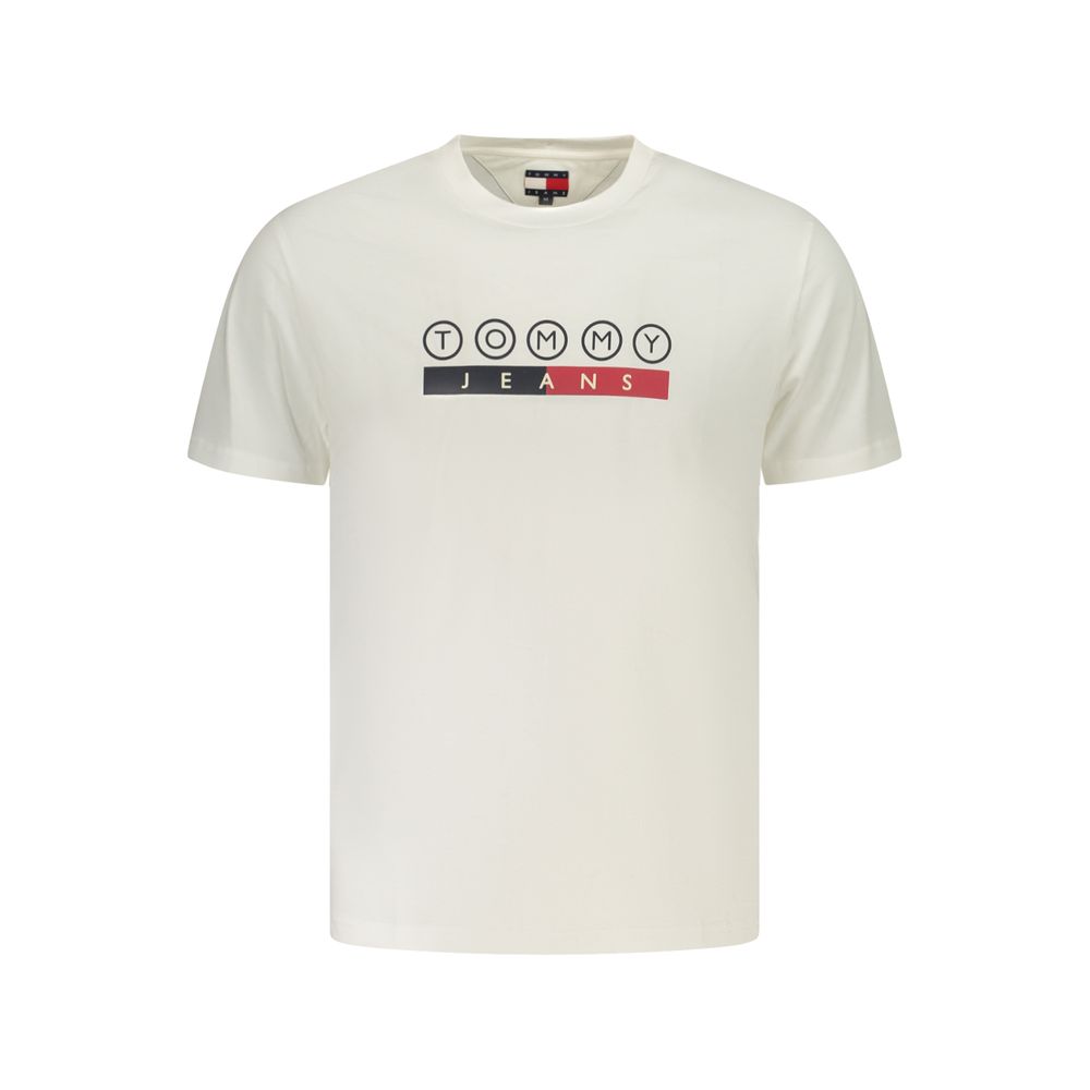 White Cotton Men's T-Shirt
