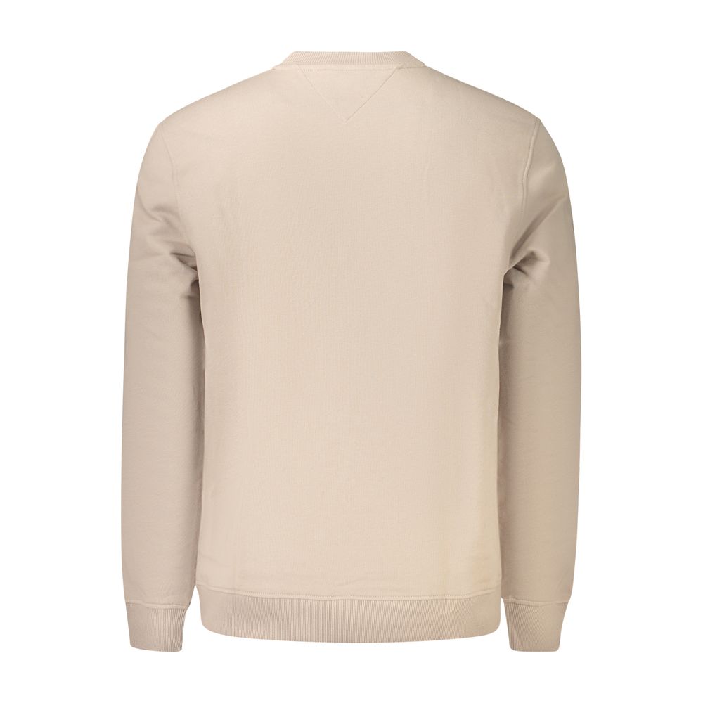 Beige Cotton Men's Sweatshirt