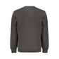 Black Cotton Men Sweatshirt