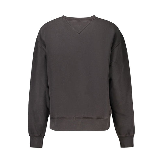 Black Cotton Women's Sweatshirt