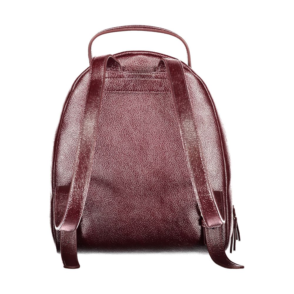 Red Polyethylene Backpack