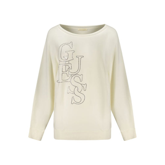 White Viscose Sweatshirt