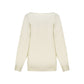 White Viscose Sweatshirt