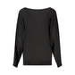 Black Viscose Sweatshirt