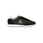Black Polyurethane Men's Sneaker