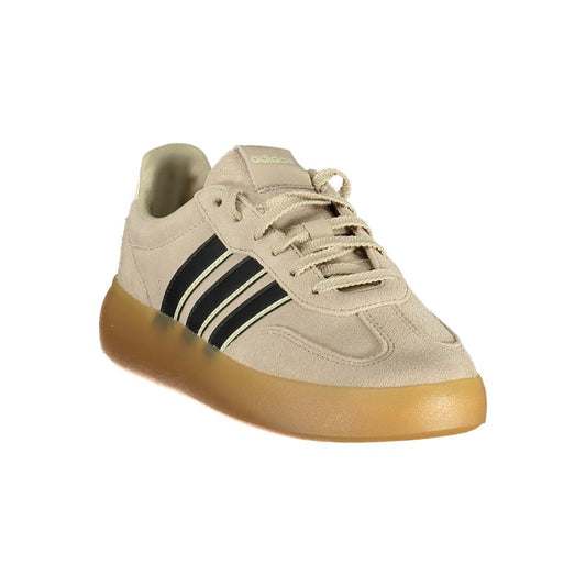 Beige Polyurethane Women's Sneaker