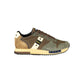Brown Polyester Athletic Sneakers