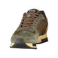 Brown Polyester Athletic Sneakers
