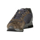 Gray Polyester Athletic Sneakers