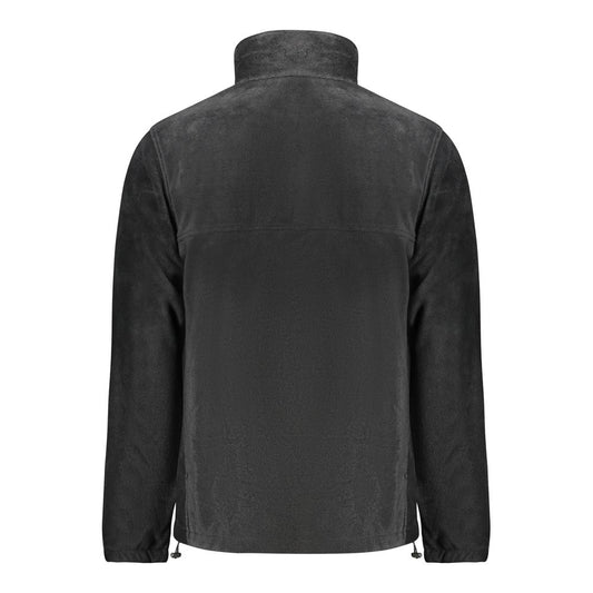 Black Polyester Men's Sweatshirt