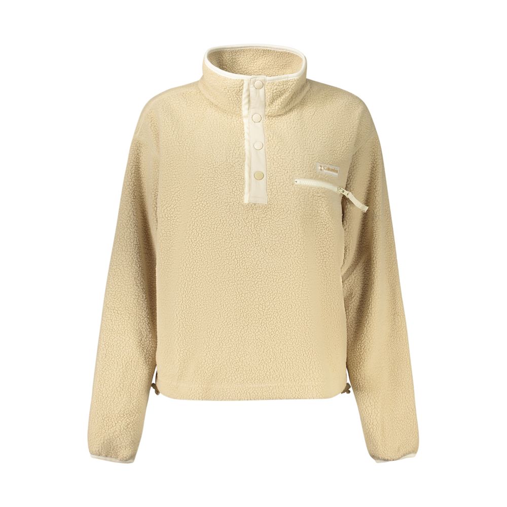 Beige Polyester Sweatshirt