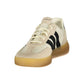 White Polyester Athletic Sneakers