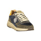 Green Polyester Athletic Sneakers
