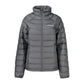Black Polyester Full-Length Jacket