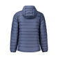 Blue Polyester Men's Jacket