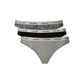 Grey Cotton Womens Thong