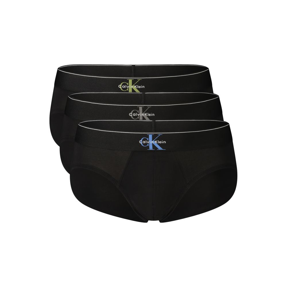 Black Cotton Men's Brief