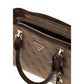 Brown Polyethylene Handbag