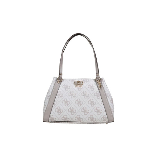 Beige Polyethylene Handbag