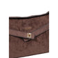 Brown Polyester Handbag