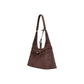 Brown Polyester Handbag