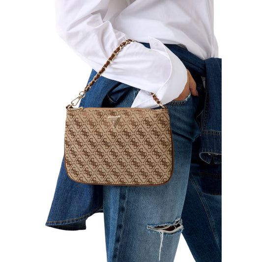 White Polyester Handbag