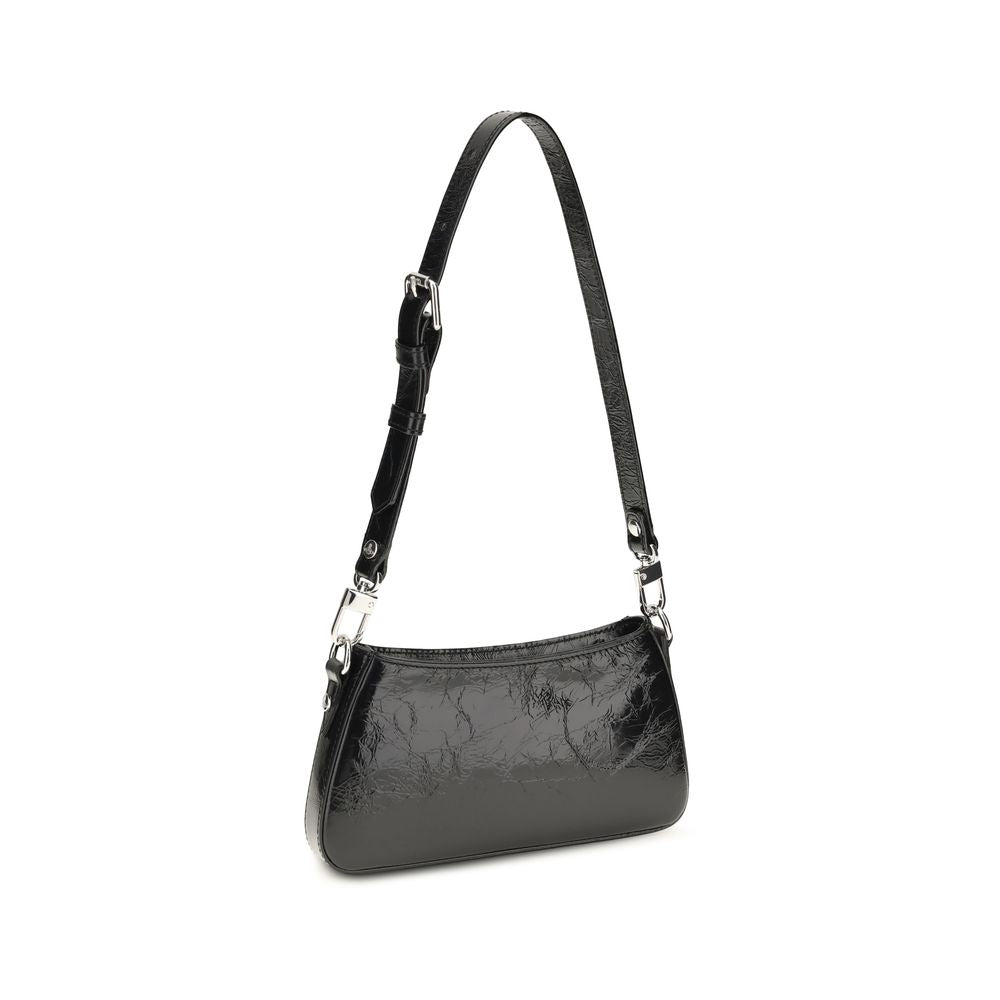 Black Calf Leather Bos Taurus Shoulder Bag