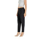 Black Recycled Polyester Casual Pants