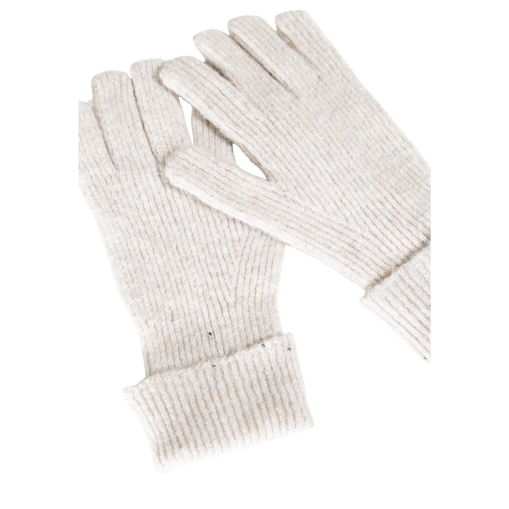 Gray Recycled Polyester Gloves