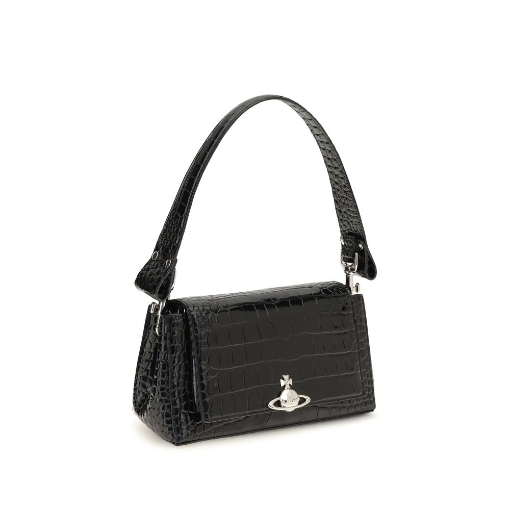 Black Calf Leather Bos Taurus Shoulder Bag