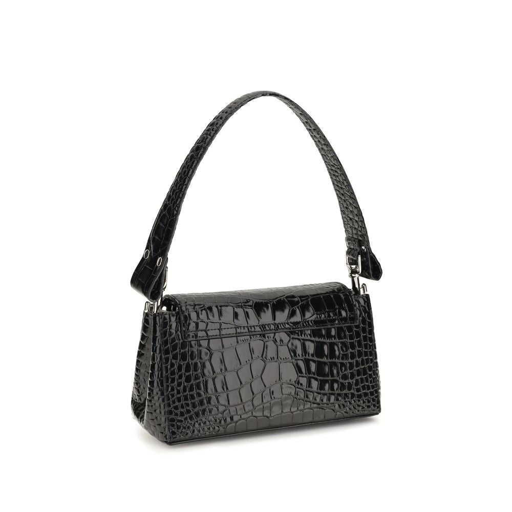 Black Calf Leather Bos Taurus Shoulder Bag