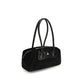 Black Calf Leather Bos Taurus Shoulder Bag