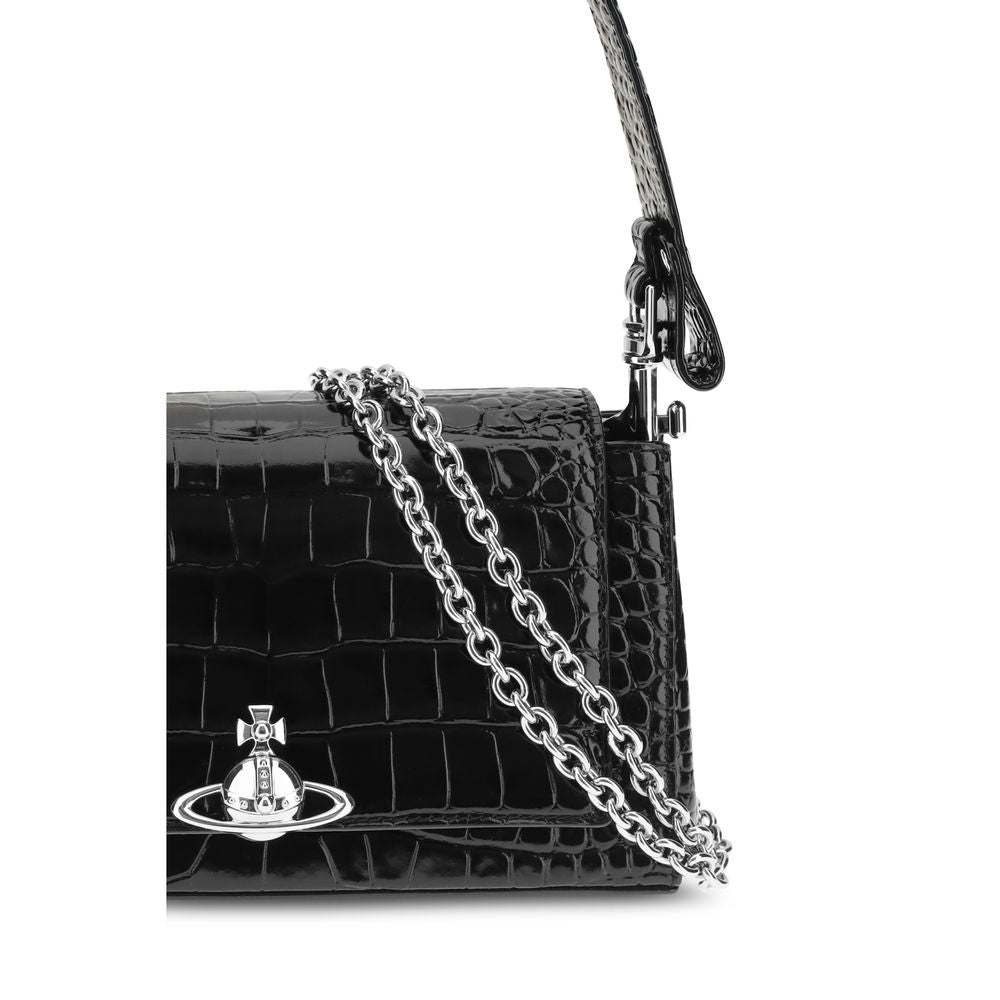 Black Calf Leather Bos Taurus Shoulder Bag