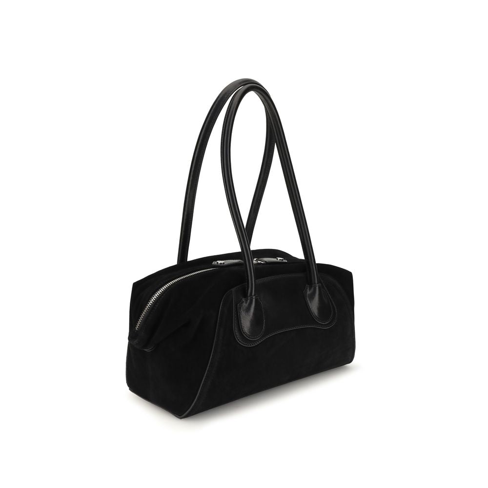 Black Calf Leather Bos Taurus Shoulder Bag
