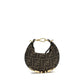 Brown Polyamide Shoulder Bag