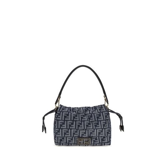 Blue Cotton Shoulder Bag