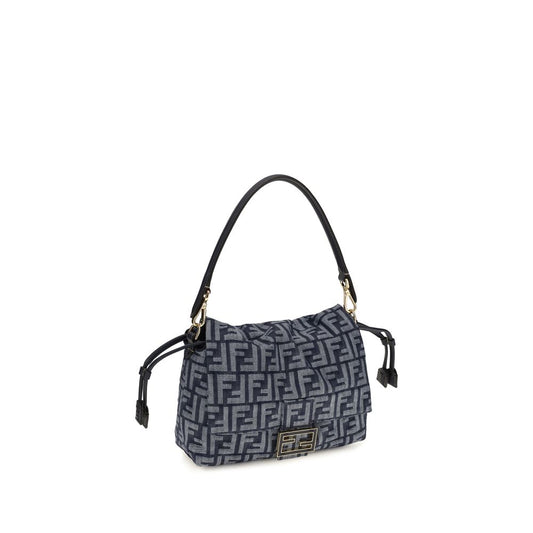 Blue Cotton Shoulder Bag