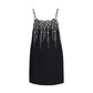 Black Wool Oves Aries Cocktail Dress