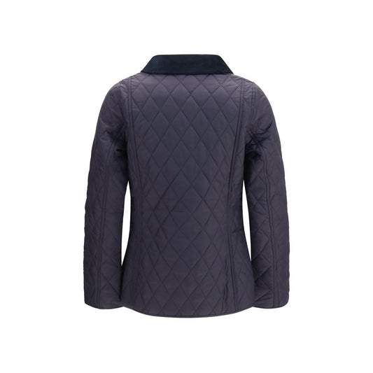 Blue Polyamide Full-Length Jacket