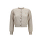 Beige Cotton Cardigan