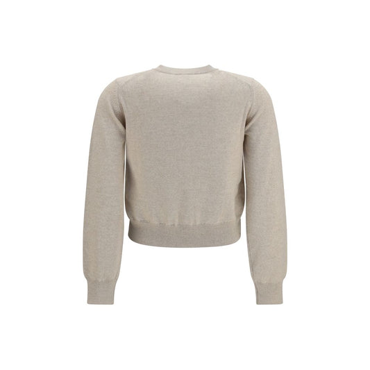 Beige Cotton Cardigan