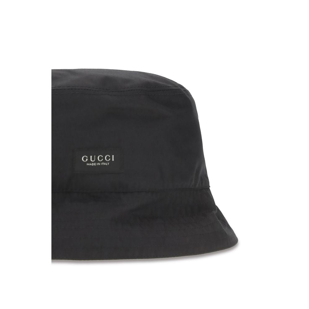 Black Cotton Bucket Hat