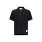 Black Cotton Polo Shirt