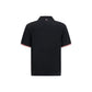 Black Cotton Polo Shirt